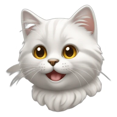Un chat qui joue sticker