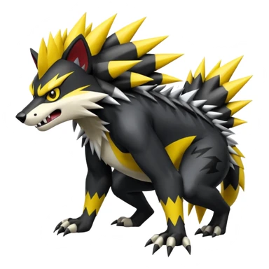 Obstagoon-Zeraora-fusion  sticker
