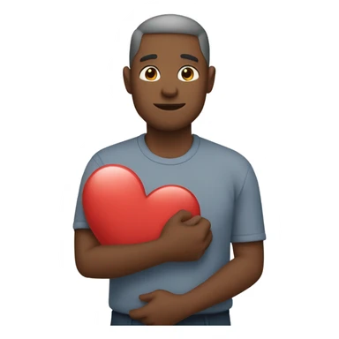 Father holds her heart in her arm sticker