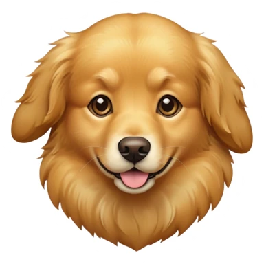 Golden retriever dog sticker
