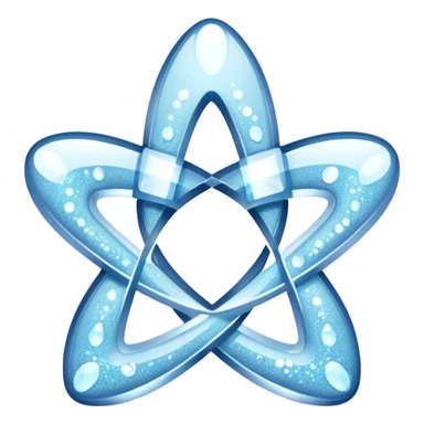 glitter white symbol of health sticker