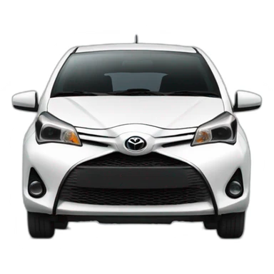 Toyota yaris hybride sticker