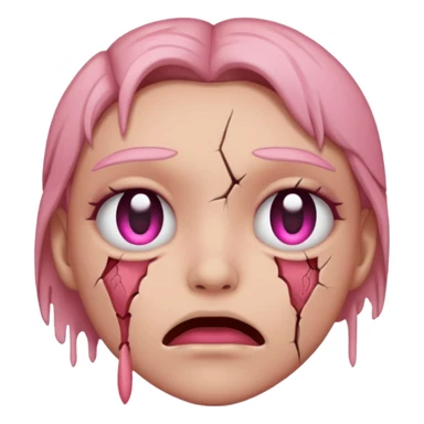 blush + cursed sticker