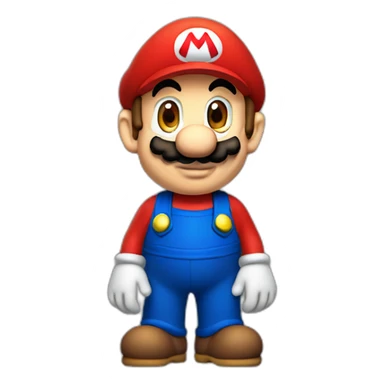  mario as a kid sticker