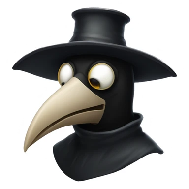 Plague doctor sticker