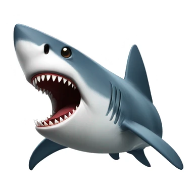 panic shark sticker