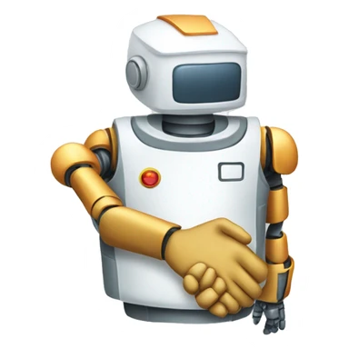 handshake-robot-doctor sticker