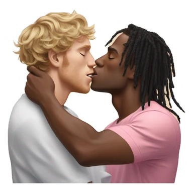 ksi kissing logan paul sticker