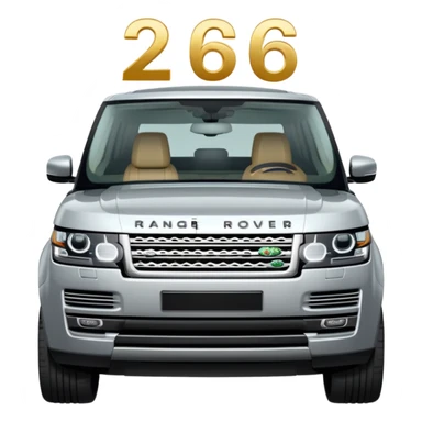 range rover with number 26 sticker
