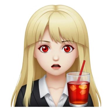 drunken misa from deathnote sticker