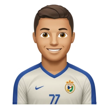 Ronaldo 2008 smiling  sticker