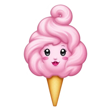 Vintage circus cotton candy sticker