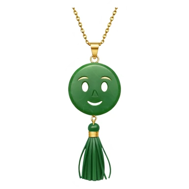jade ade tassel pendant sticker