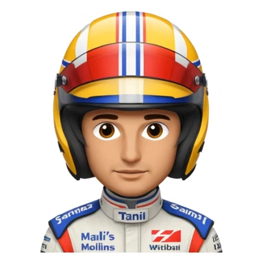 Carlos Sainz William's F1 driver sticker