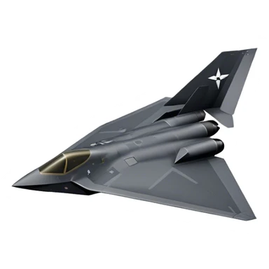F-117 Nighthawk - Lockheed Martin (Stealth Grey) sticker