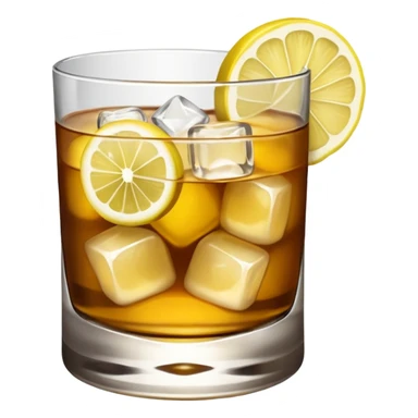 mach mir einen Whiskey sour in emoji form sticker
