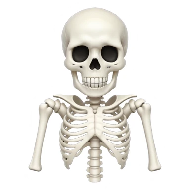 The rahhh skeleton sticker