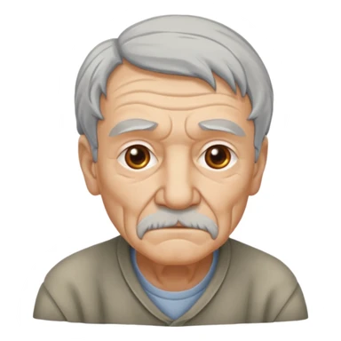 Ein Opa mit einen Buckel  sticker