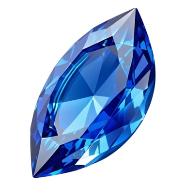 top view sapphire sticker