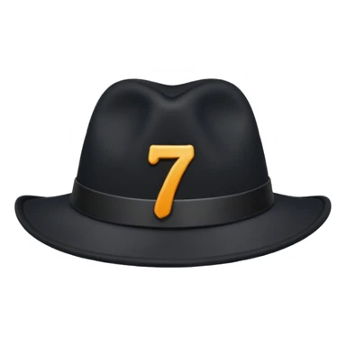 A black hat with the numbers 701 on the front  sticker