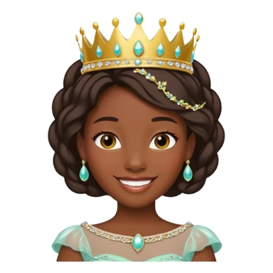 tạo cho tôi emoji công chúa tianna sticker