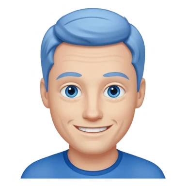 Elmer Bäck, Finnish Actor (b.1981) with blue eyes sticker