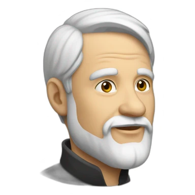 main en prière sticker