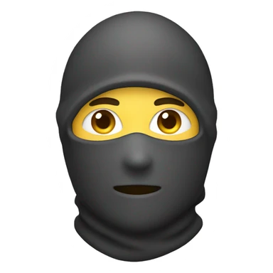 guy in balaclava sticker
