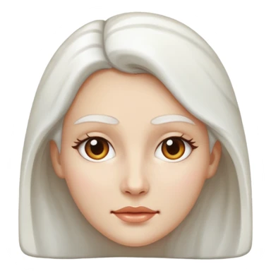 Marble statue of woman face sticker