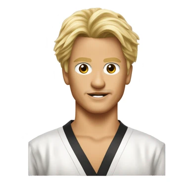 Willam Zabka from karate kid sticker