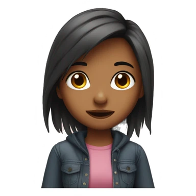 Girl as phone wallpaper  sticker