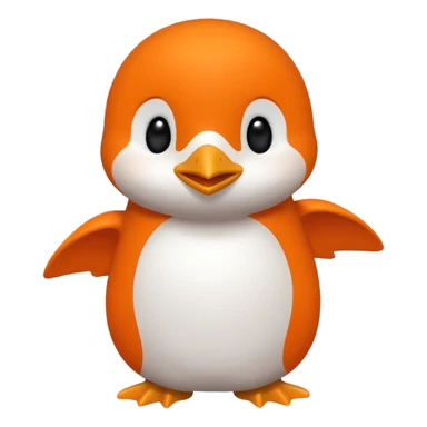 Words that spell 'Bind is Life!!!', in bright orange, and also include a little white happy penguin sticker