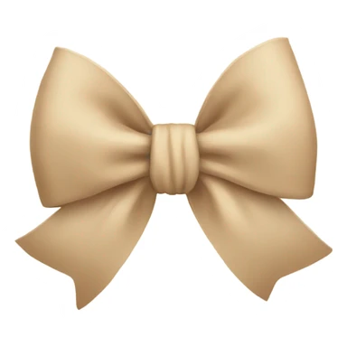 Beige bows sticker