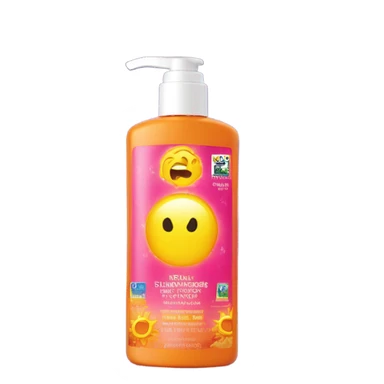 Lotion of tanning liquid  sticker