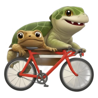 Tour de Pise avec loutre et tortue sticker