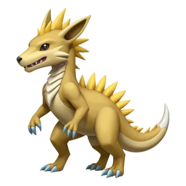 Manectric-Marowak-Duskul-Electrike-Fakémon-hybrid-creature (full body)  sticker