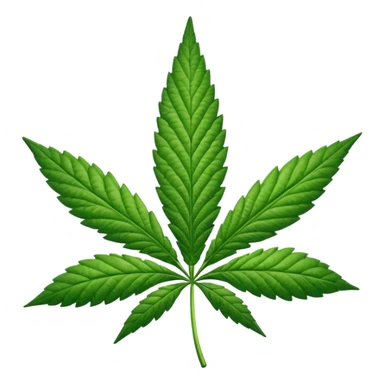 Marihuana hoja sticker