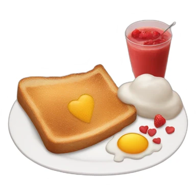 Love my breakfast  sticker