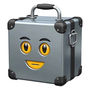 caja fuerte de metal sticker