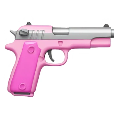 Pink pistol sticker