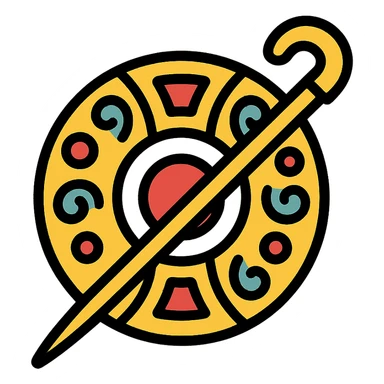 Anglo-Saxon brooch sticker