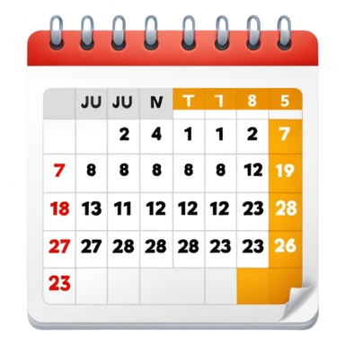 July 12 date sticker