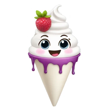 Frozen yogurt sticker
