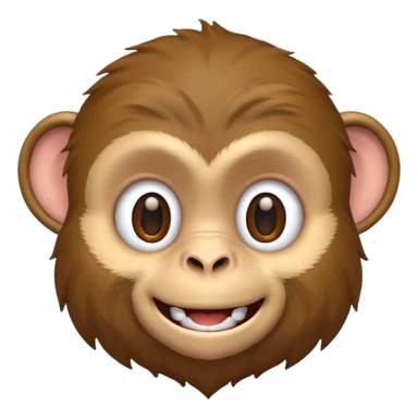 monkey being silly sticker