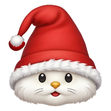 christmas hat for a website log sticker