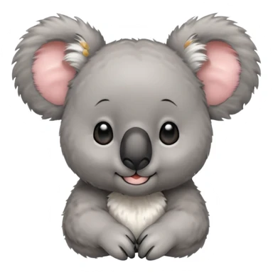 Koala with earrings sticker