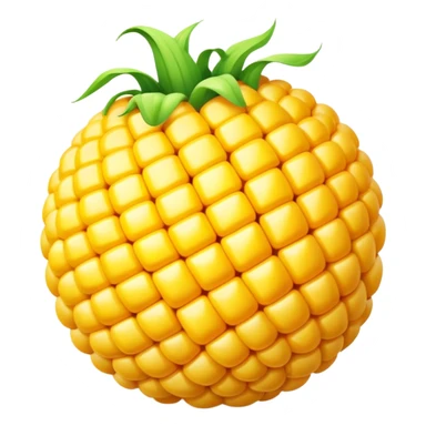 Corn ball sticker
