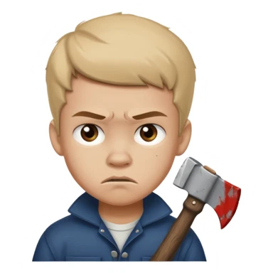 13 y/o Brian robeson at the beginning of Hatchet
struggling with his parents' recent divorce and harboring . He is angry, self-pitying
He is carrying a hatchet
He is in a single-engine plane with a pilot who soon suffers a heart attack, leaving Brian to navigate the crash and his new, harsh reality. sticker