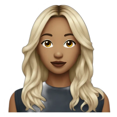 Aya Nakamura the french black girl singer sticker