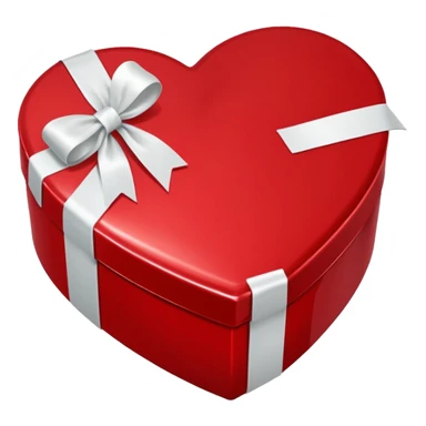valentines day heart shaped box of chocolates sticker